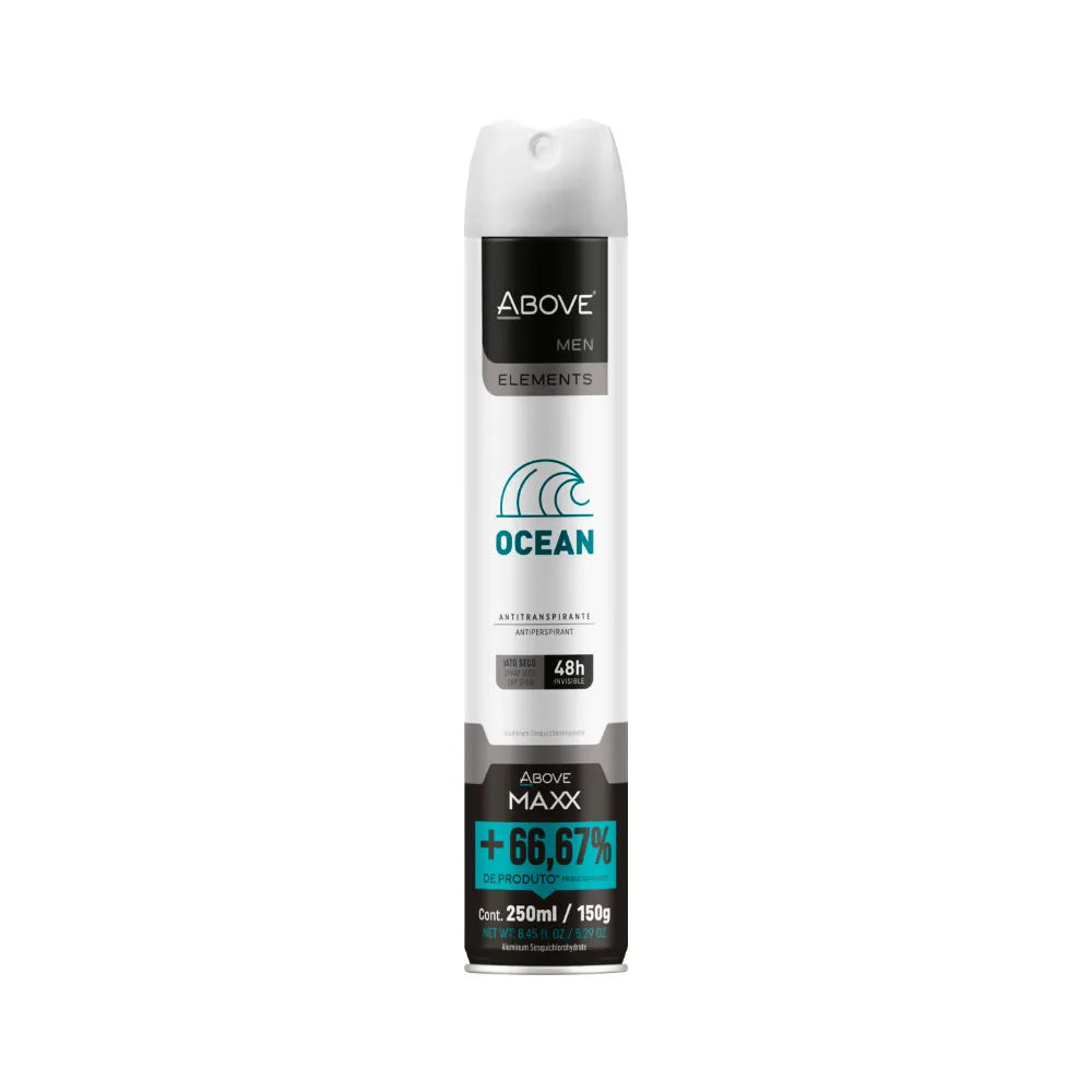 Desodorante Above Men Ocean Aerossol 250ml
