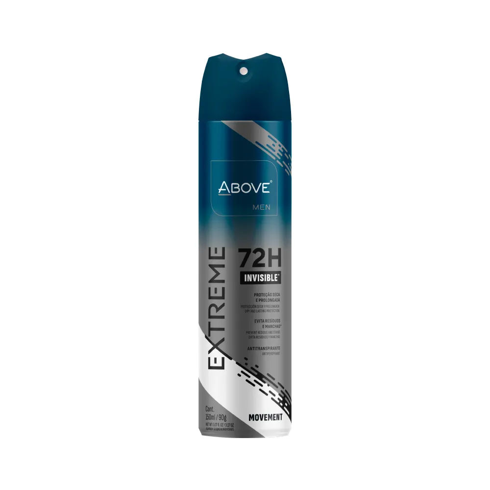 Desodorante Above Aerossol Men Extreme Movement 150ml