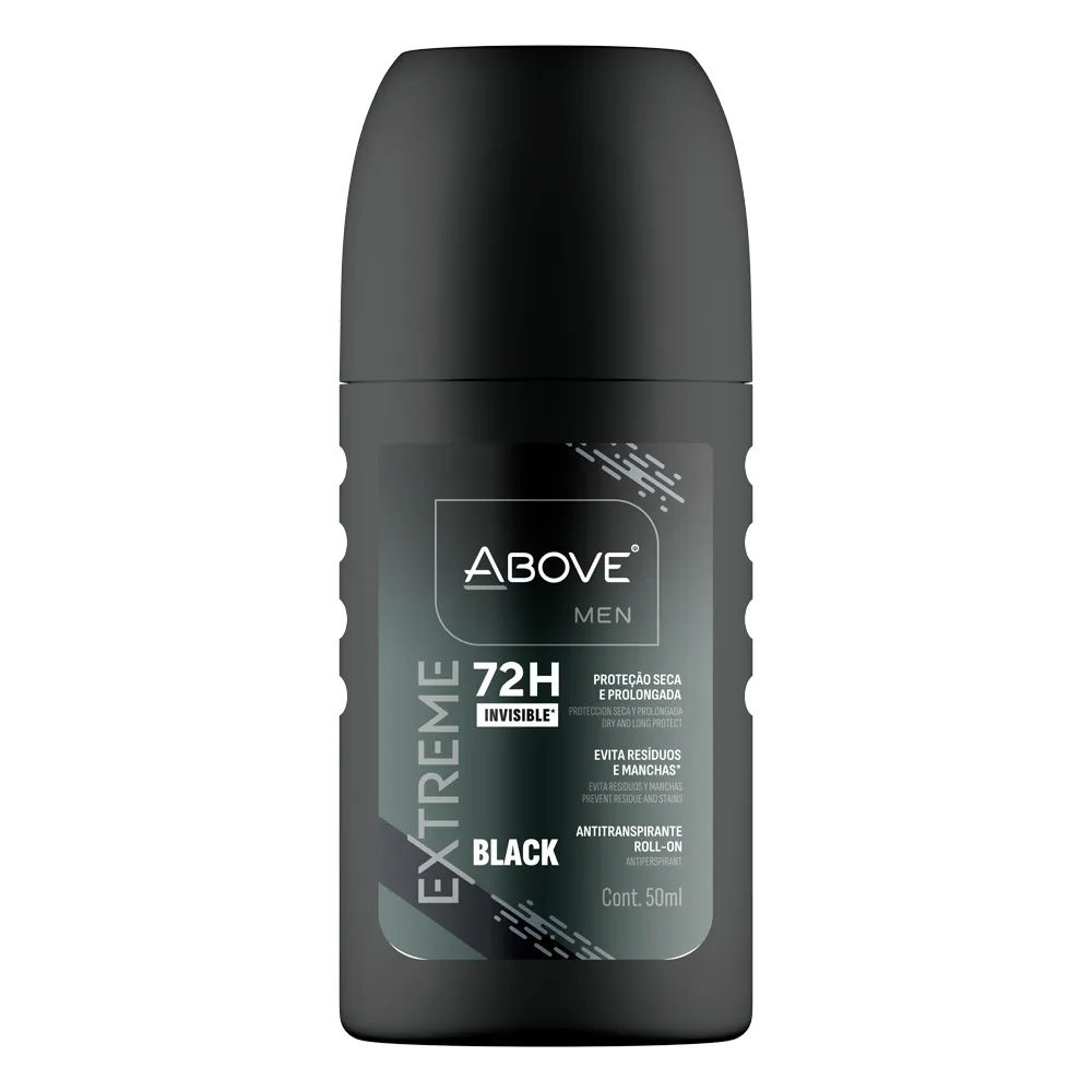 Desodorante Above Roll-On 50ml Men Extreme Black