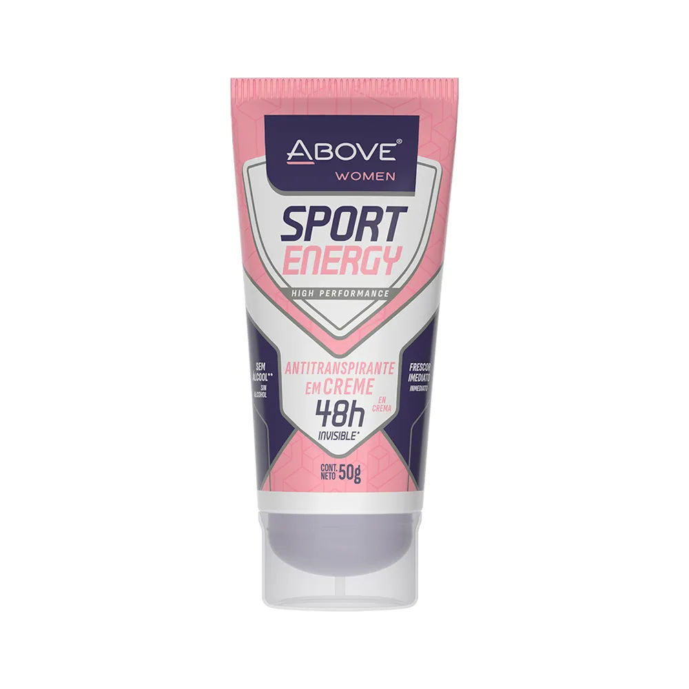 Desodorante Above Bisnaga 50g Women Sport Energy