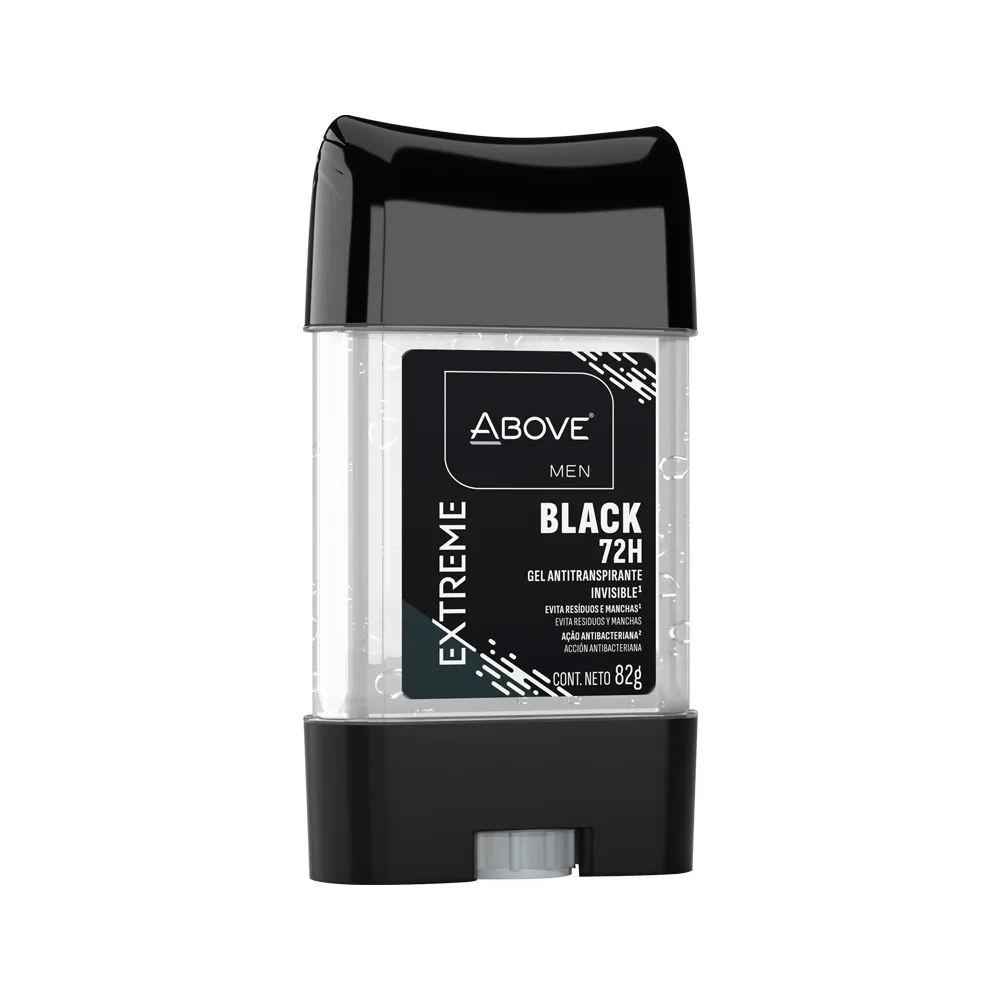 Desodorante Stick Gel Above Extreme Black 82g