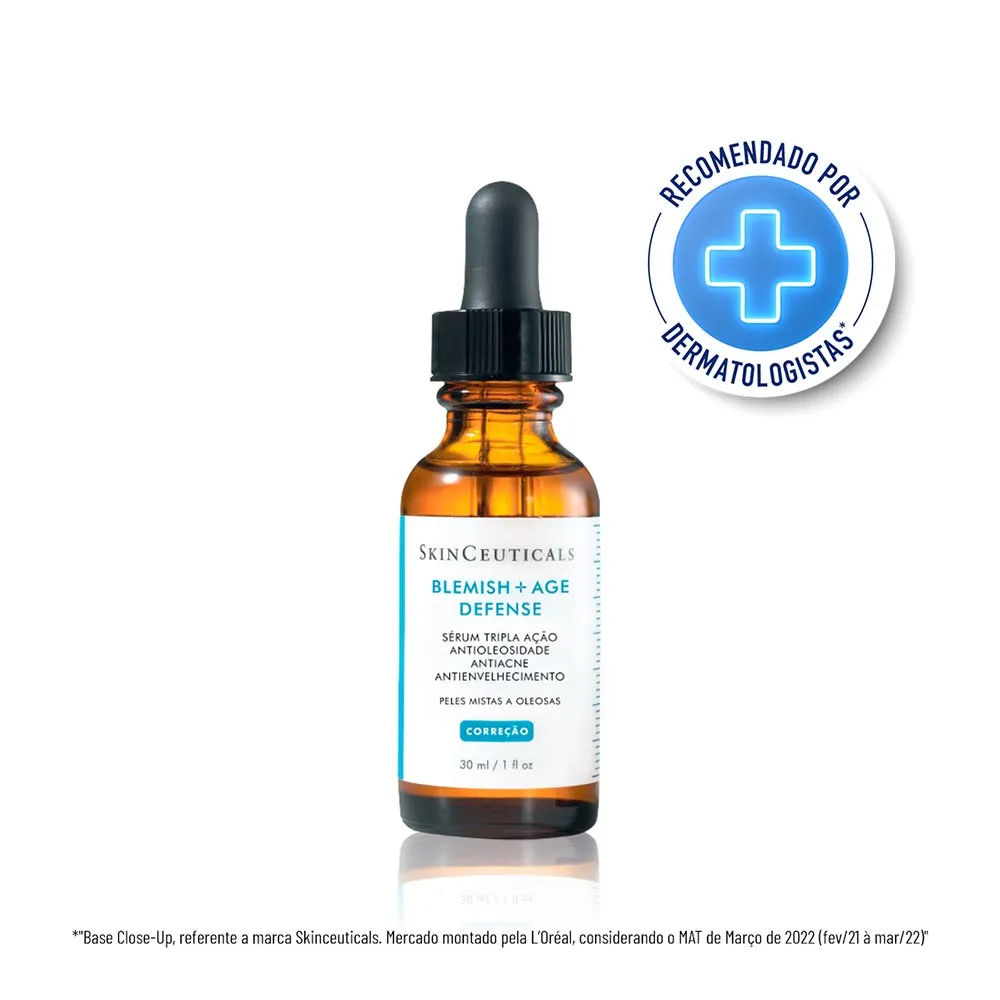 Sérum Facial Antioleosidade Antiacne Antienvelhecimento Skinceuticals  Blemish + Age Defense 30ml