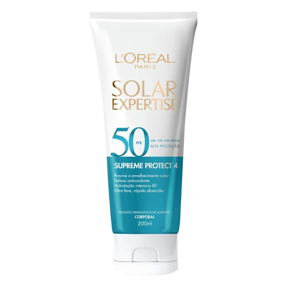 Protetor Solar Corporal LOréal Solar Expertise Supreme Protect 4 FPS50 200ml