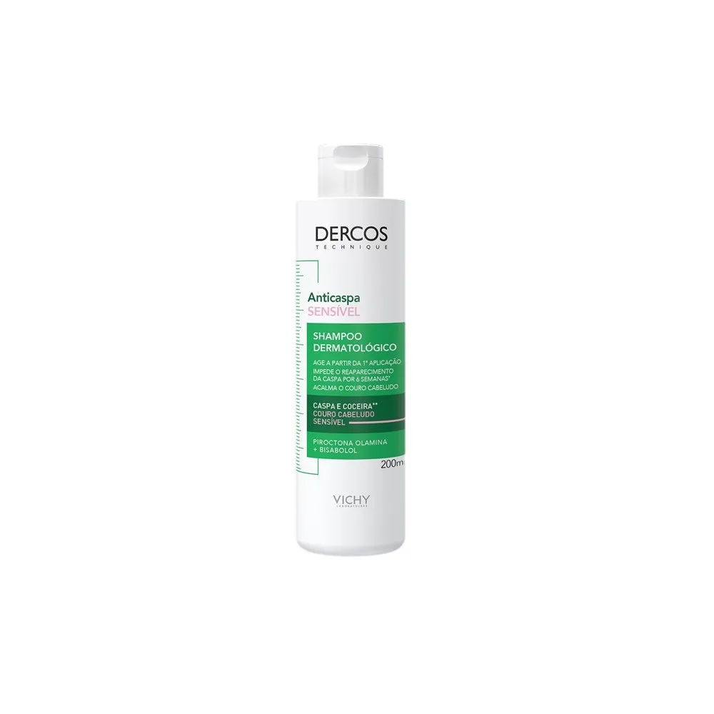 Vichy Dercos Shampoo 200ml Anticaspa Sensivel
