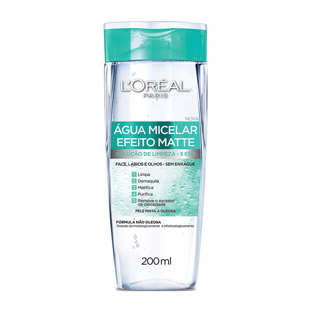Água Micelar LOréal Efeito Matte 200ml