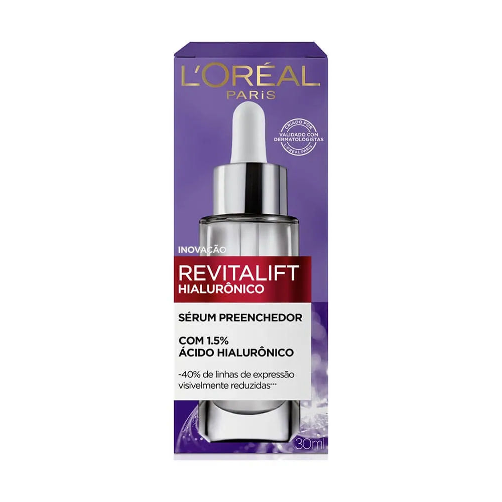 Sérum Facial Anti-idade LOréal Revitalift Hialurônico 30ml