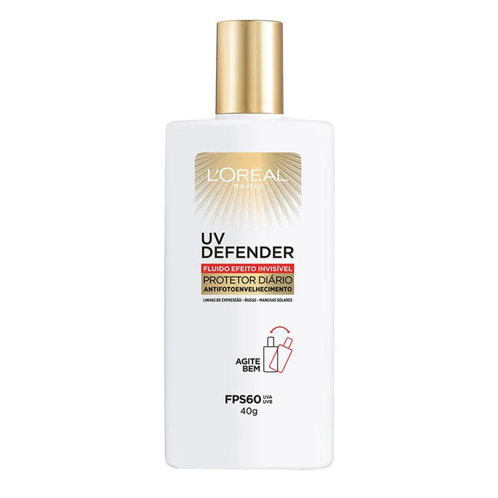 Protetor Solar Loreal Defender 40gr Fps60 Hialuronico