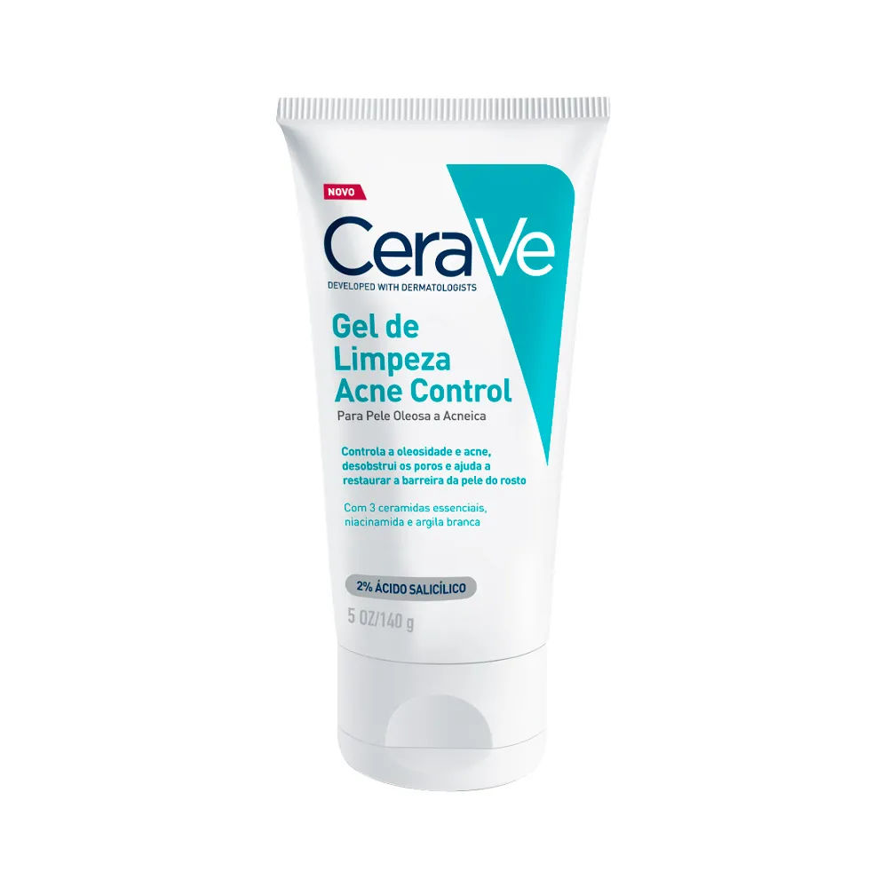 Gel de Limpeza Facial CeraVe Acne Control 140g
