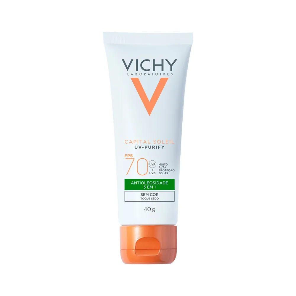 Protetor Solar Facial Vichy Capital Soleil Purify FPS 70 40g