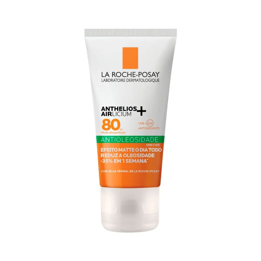 Protetor Solar La Roche-Posay Anthelios Airlicium Anti-Oleosidade sem Cor FPS 80 40g