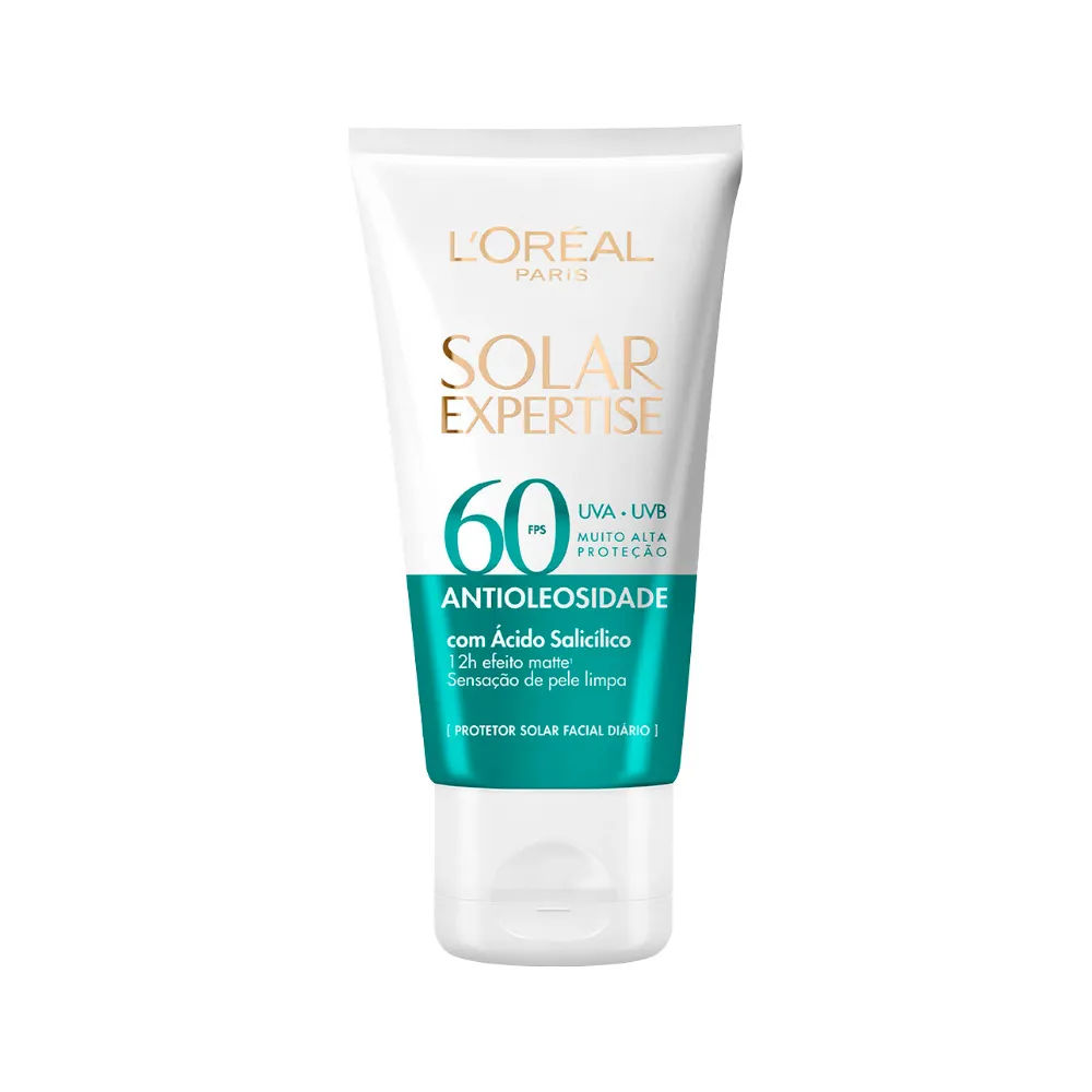 Protetor Solar Facial LOréal Solar Expertise Antioleosidade FPS60 40g