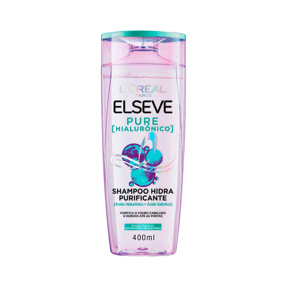 Shampoo Elseve Pure Hialurônico 400ml