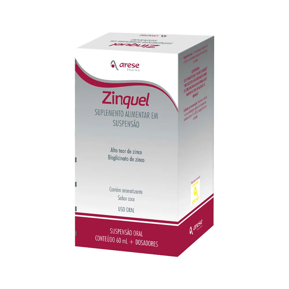 Zinquel 5mg/ml suspensao oral 60ml Arese
