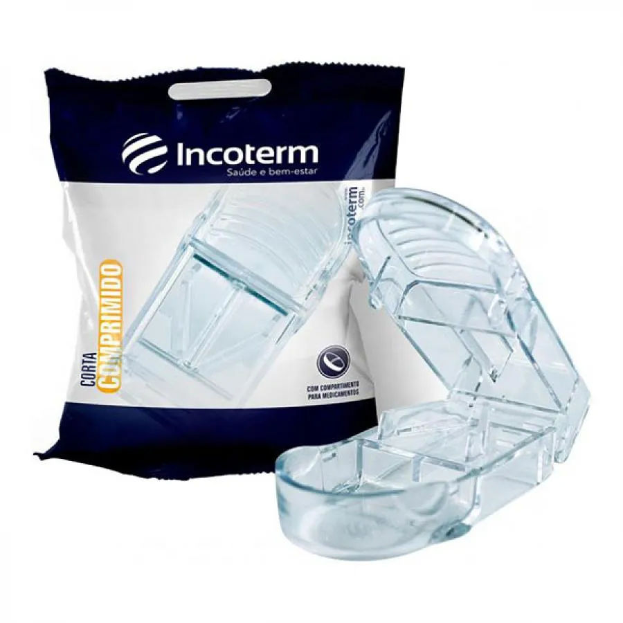 Cortador de Comprimido Transparente Incoterm