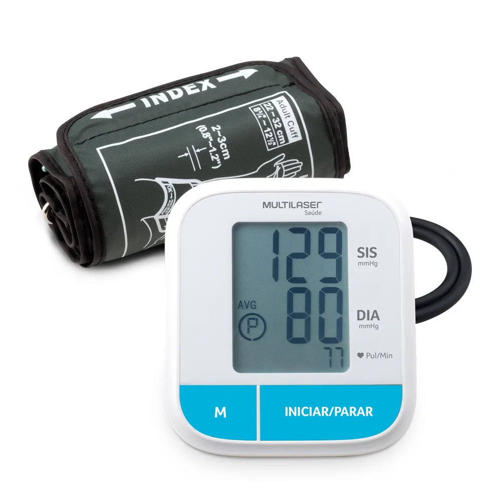 Monitor De Pressão Multilaser Braço Silencioso HC206