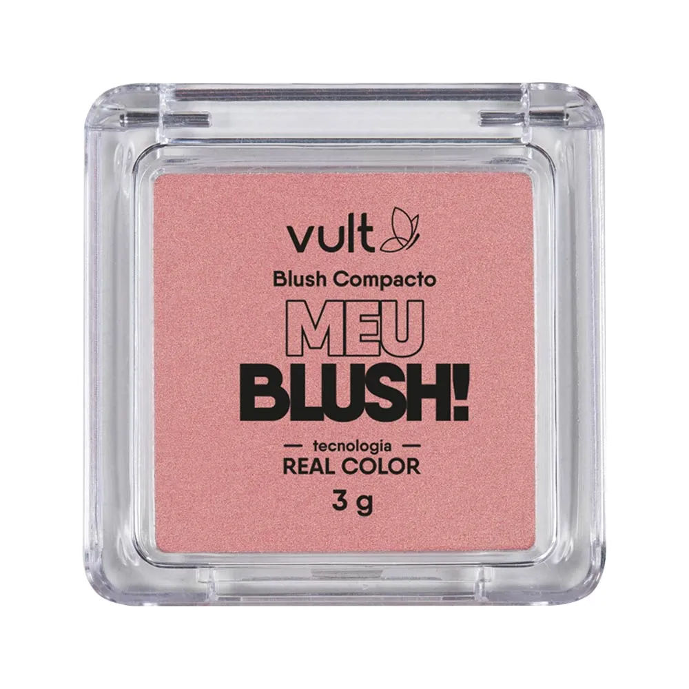 Blush Compacto Vult Rosa Perolado