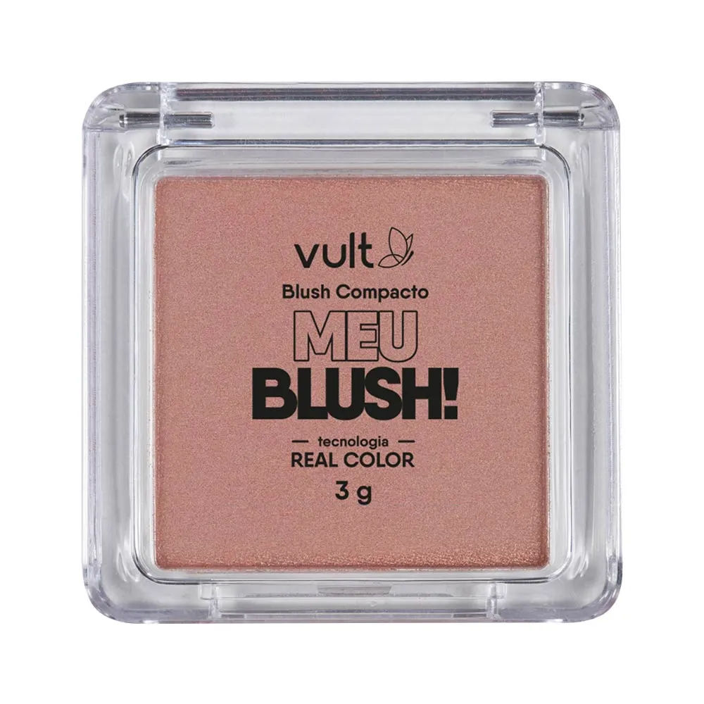 Blush Compacto Vult Golden Perolado