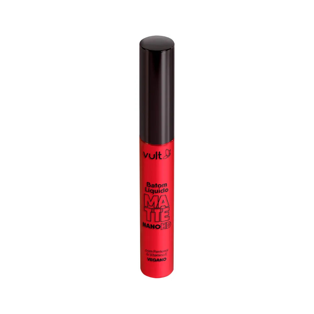 Batom Vult Matte Liquido Nano Hd 5ml Vermelho Rubi