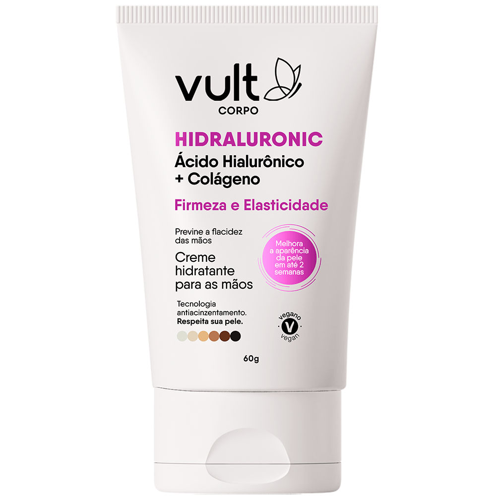 Creme Para As Maos Vult Corpo Hidraluronic 60gr Firmeza Elasticidade