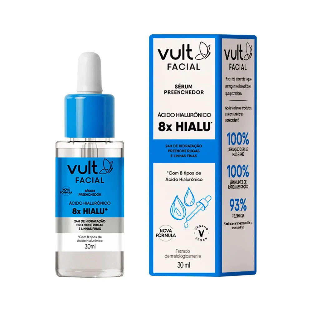 Serum Preenchedor Facial Vult Acido Hialuronico 30ml