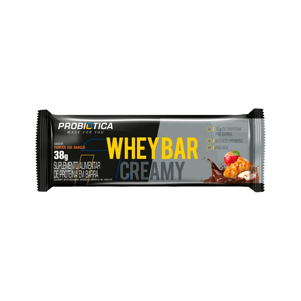 Barra Probiotica Whey Bar Creamy Torta De Maca 38gr
