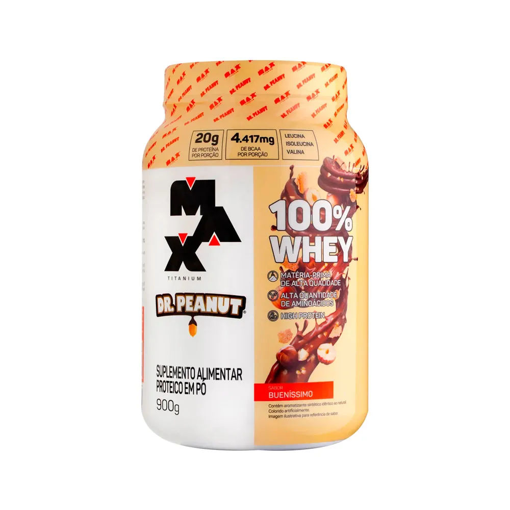 Max Titanium 100% Whey Dr.peanut Buenissimo 900gr