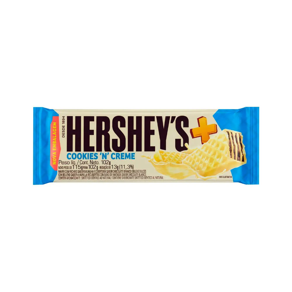 Wafer Hersheys Cookies N Cream 102g
