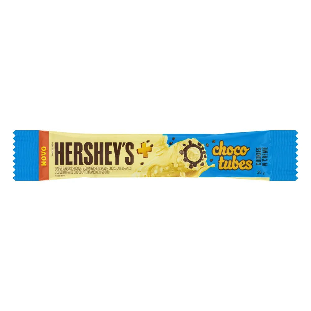 Chocolate HersheyS Chocolatetubes Cookies N Cream 25g