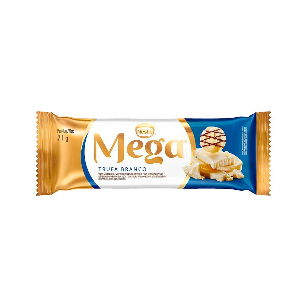 Sorvete Nestle Mega Trufa Branco 71gr