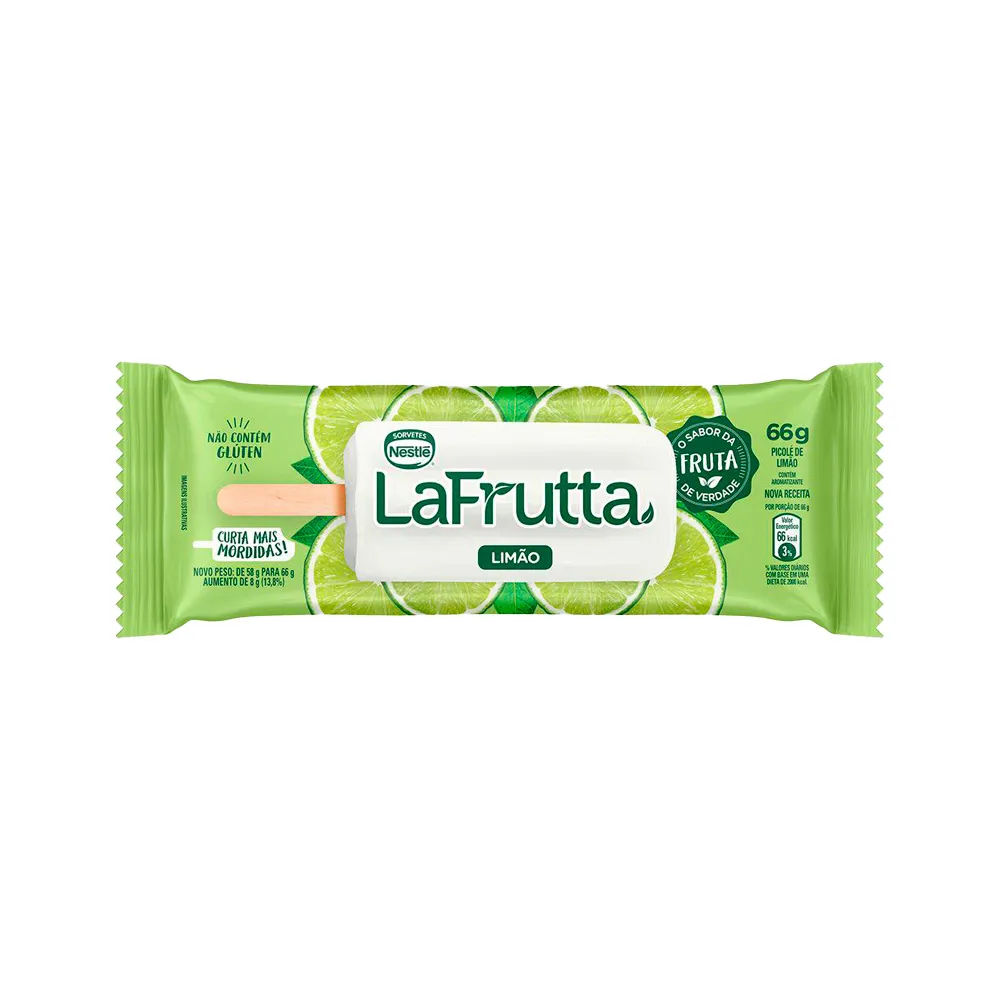 Sorvete Nestle La Fruta Limao 66gr