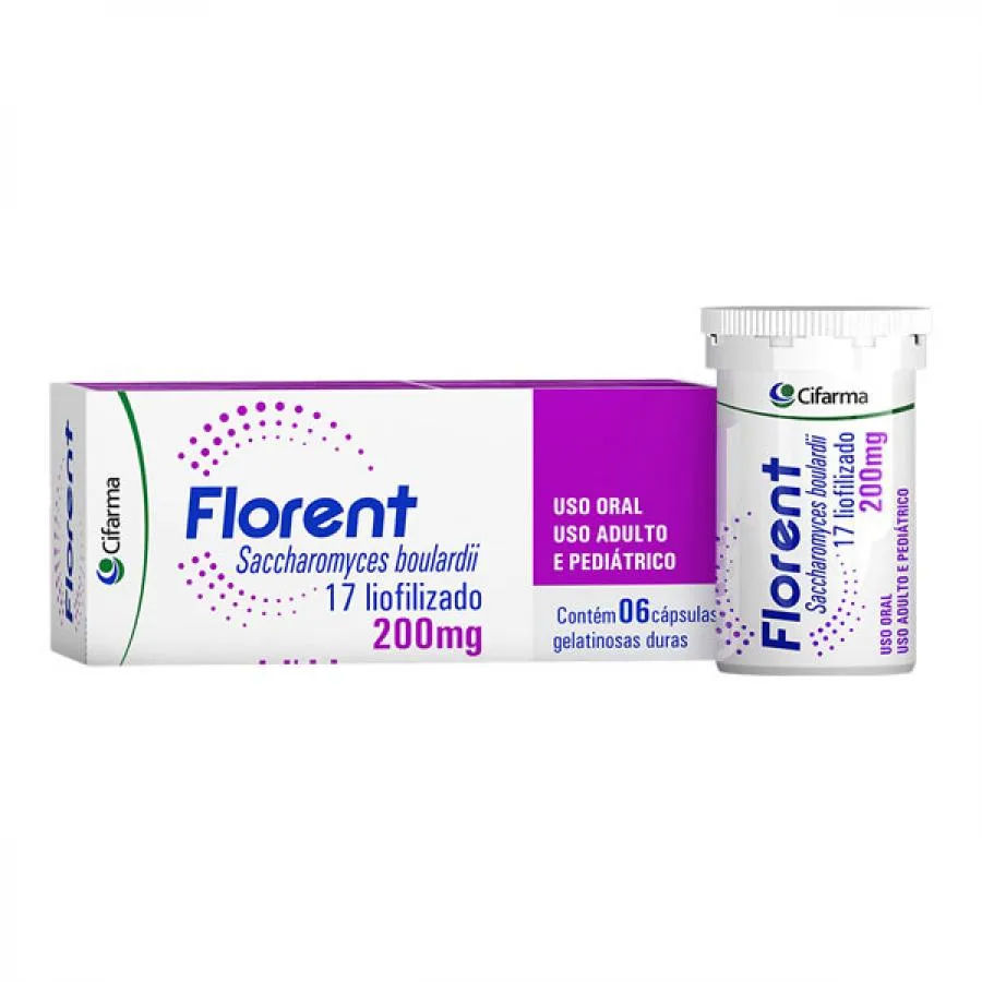 Florent 200mg 6 Cápsulas Duras