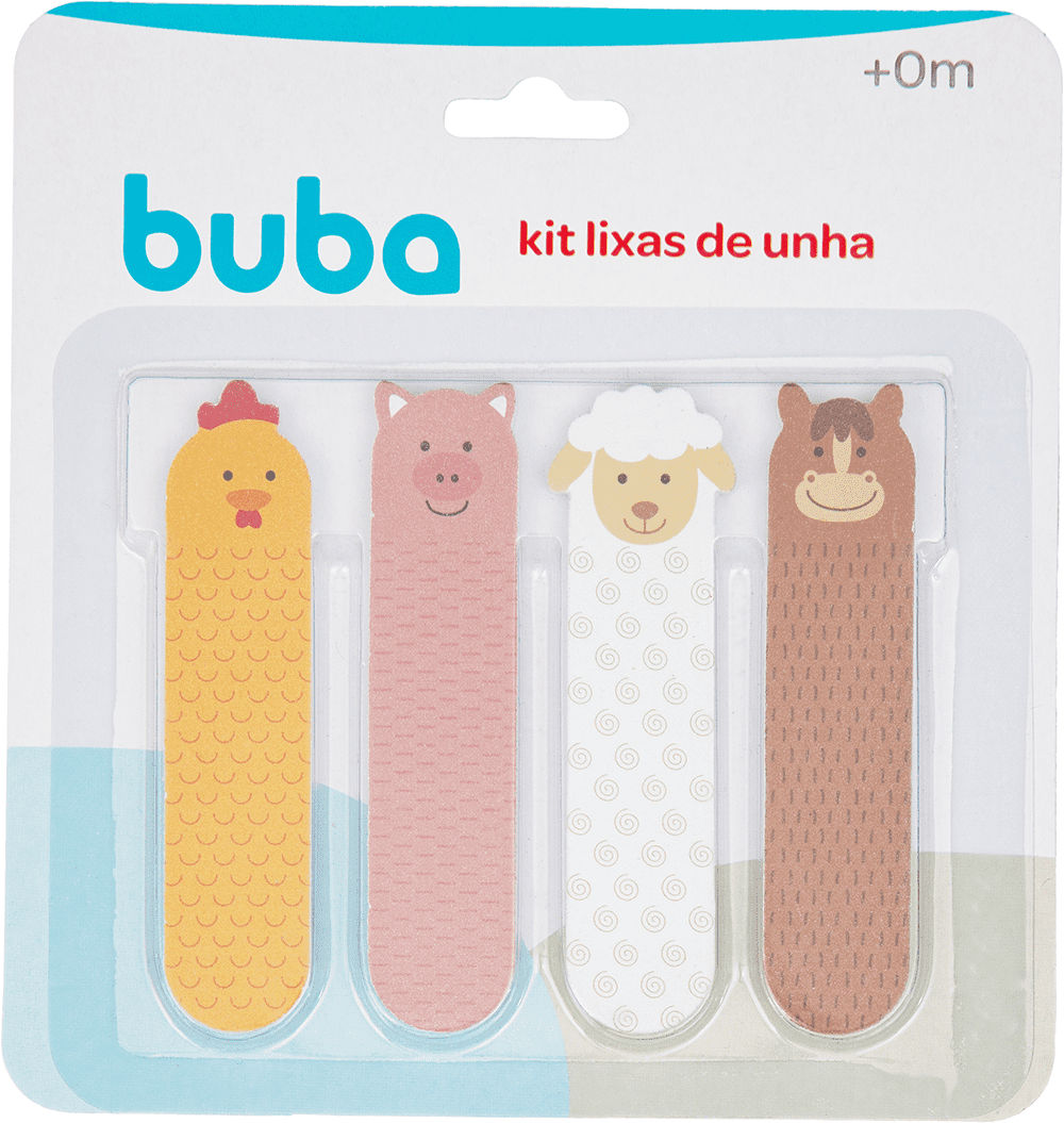 Lixa Para Unha Buba Com 4 Fazendinha