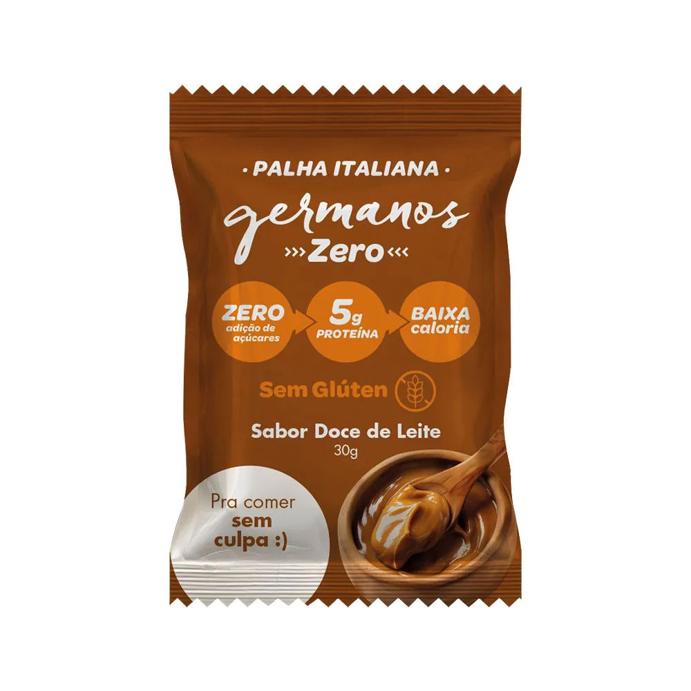 Palha Italiana Germanos Doce De Leite 30gr