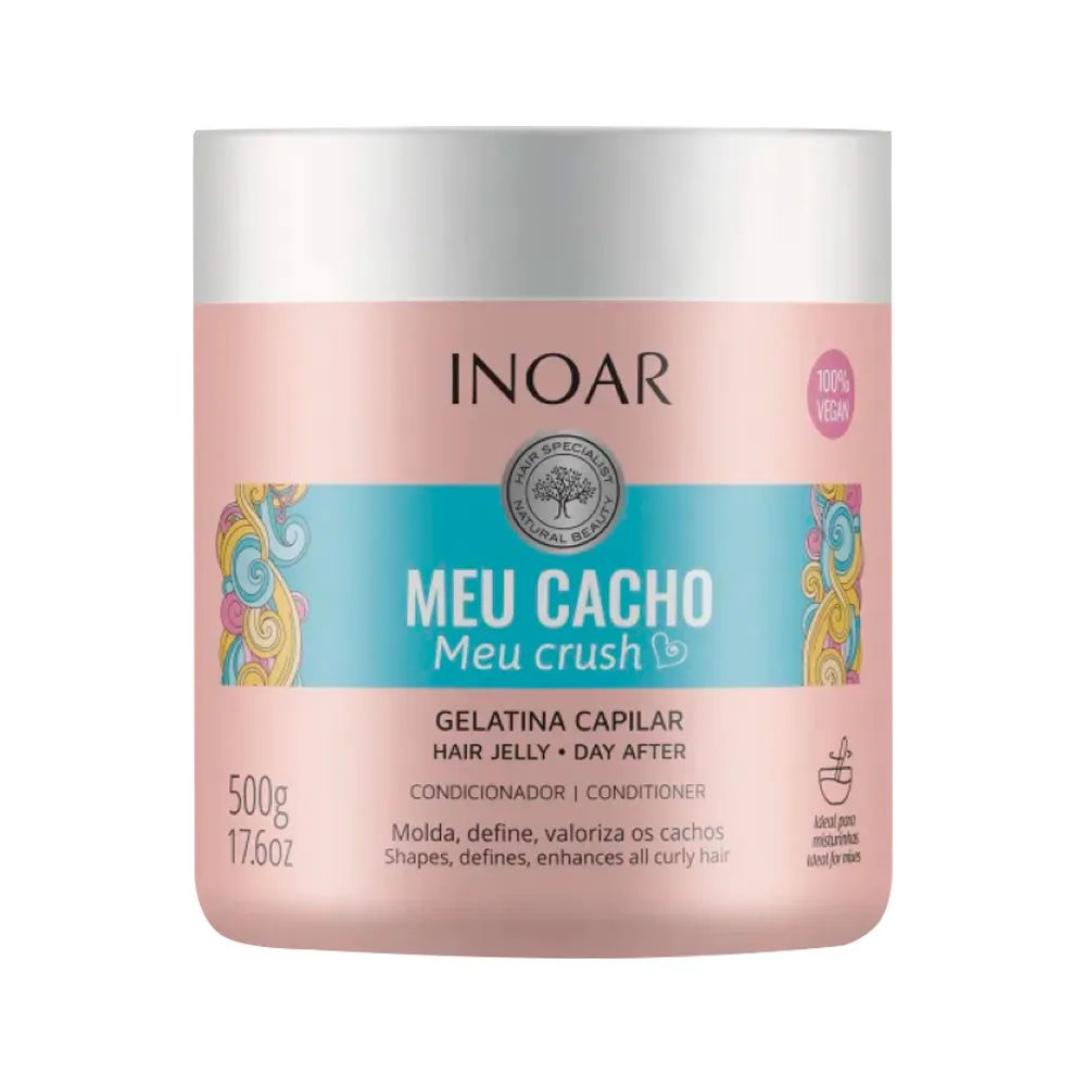 Gelatina Capilar Inoar Meu Cacho Meu Crush 500gr
