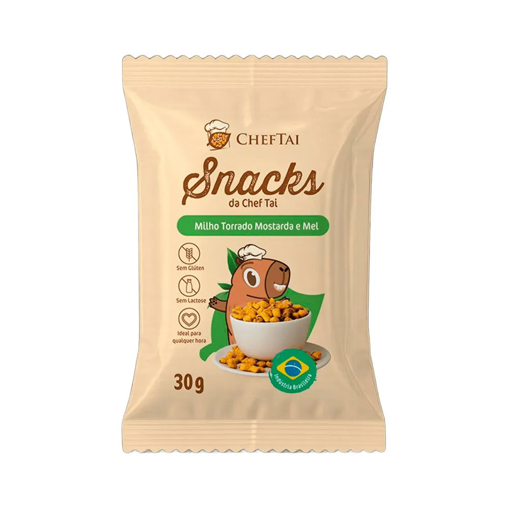 Snacks Chef Tai Milho Torrado Mostarda E Mel 30gr