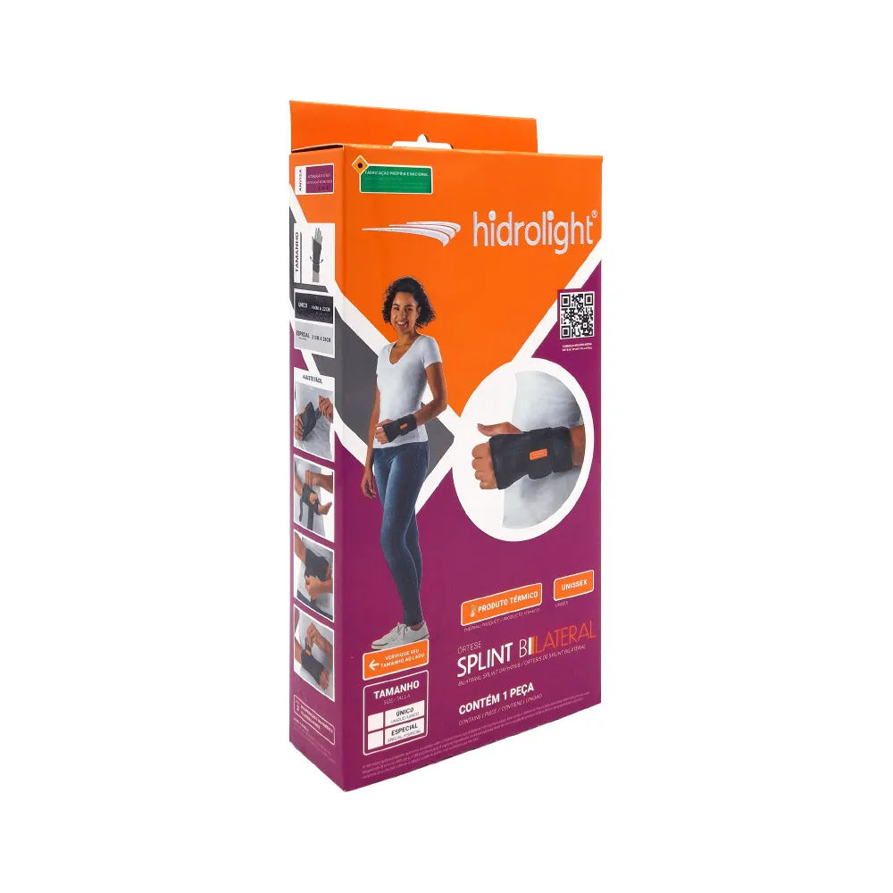Órtese Punho HL Com Tala Splint Bilateral Única