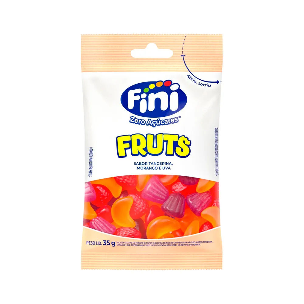 Fini Bala Fruts Zero 35g