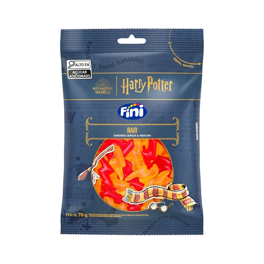 Bala Fini Harry Potter Raio 70g