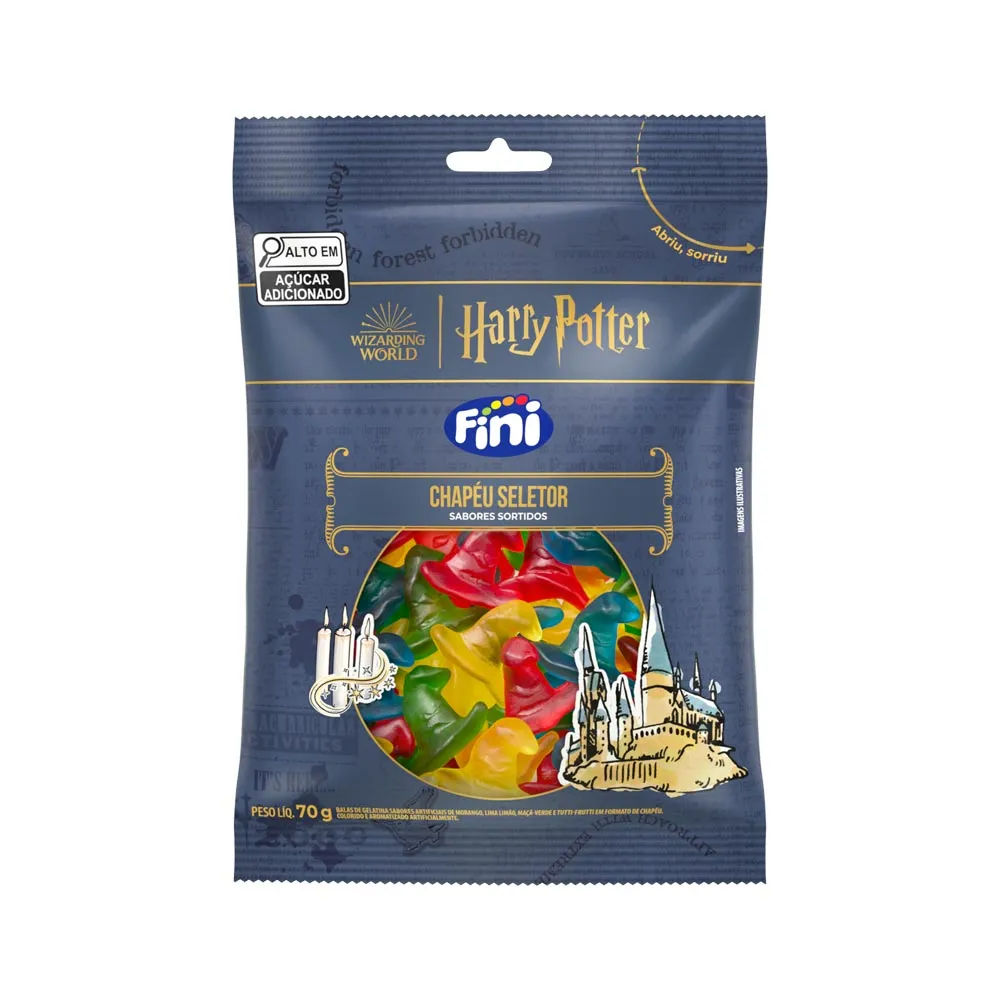 Bala Fini Harry Potter Chapéu Seletor 70g