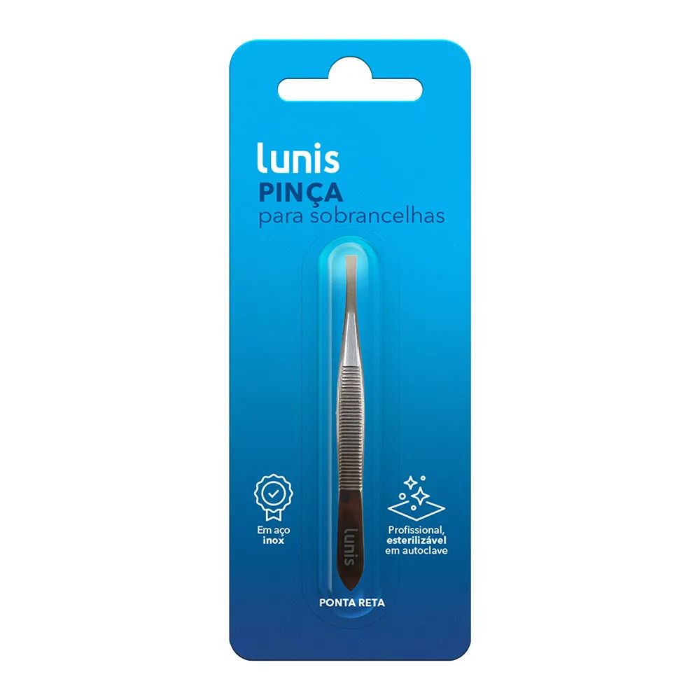 Pinça Lunis Ponta Reta
