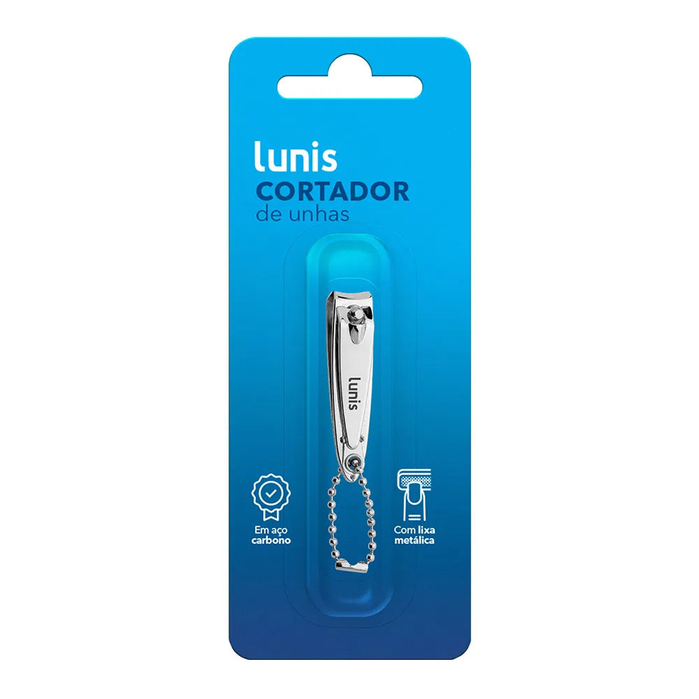 Cortador De Unhas Lunis Aço Carbono Pequeno