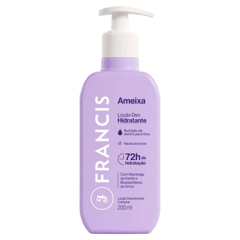 Loção Hidratante Francis Ameixa 200ml
