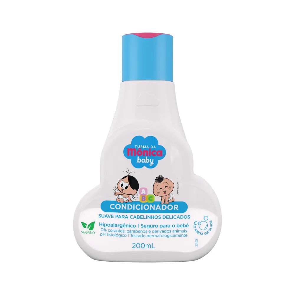 Condicionador Turma Da Monica Baby 200ml Cabelinhos Delicados