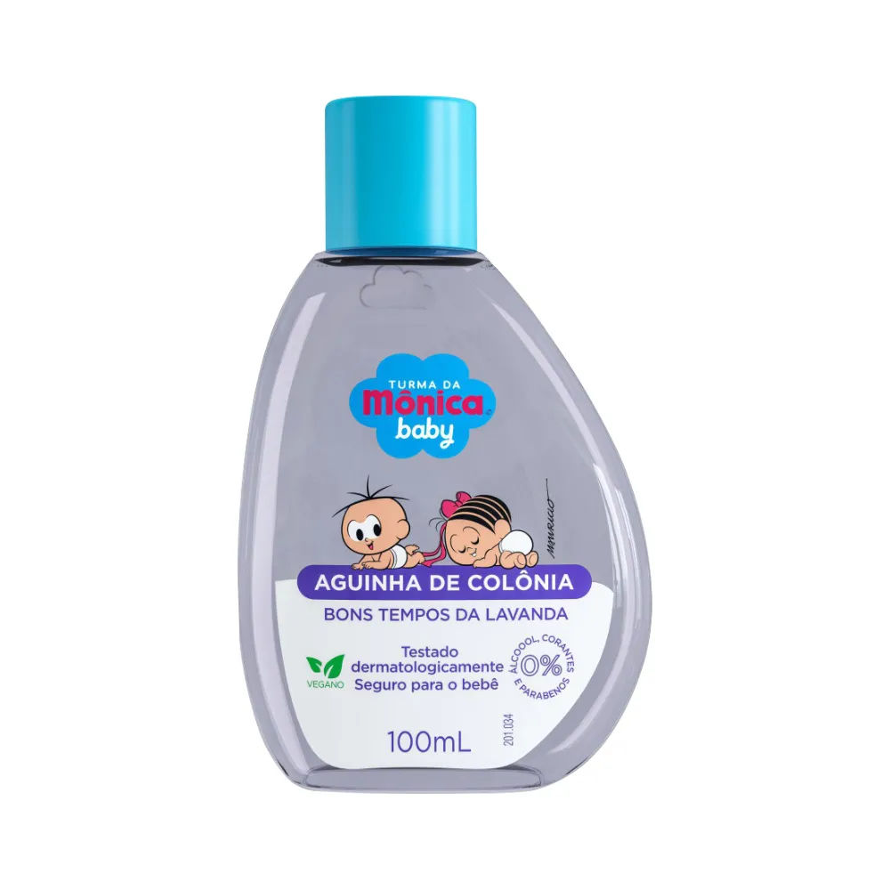 Aguinha De Colonia Turma Da Monica Baby 100ml Bons Tempos De Lavanda