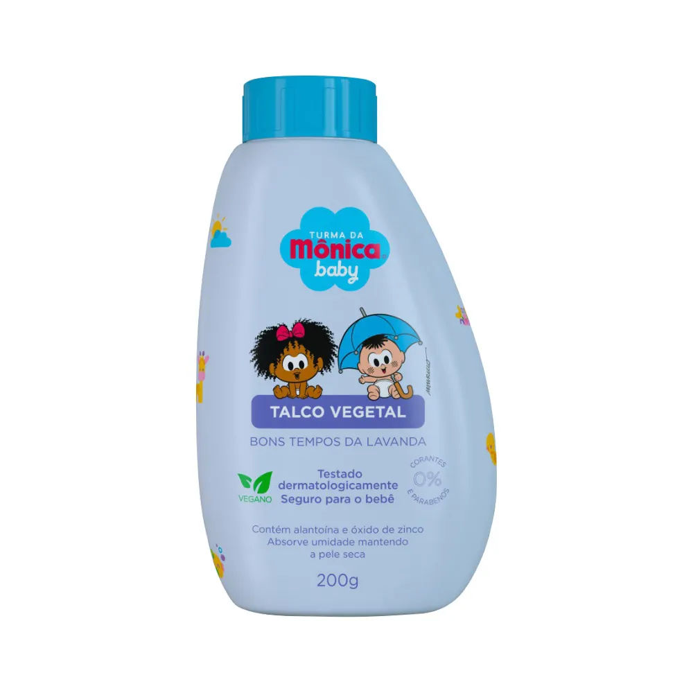 Talco Turma Da Monica Baby 200gr Lavanda