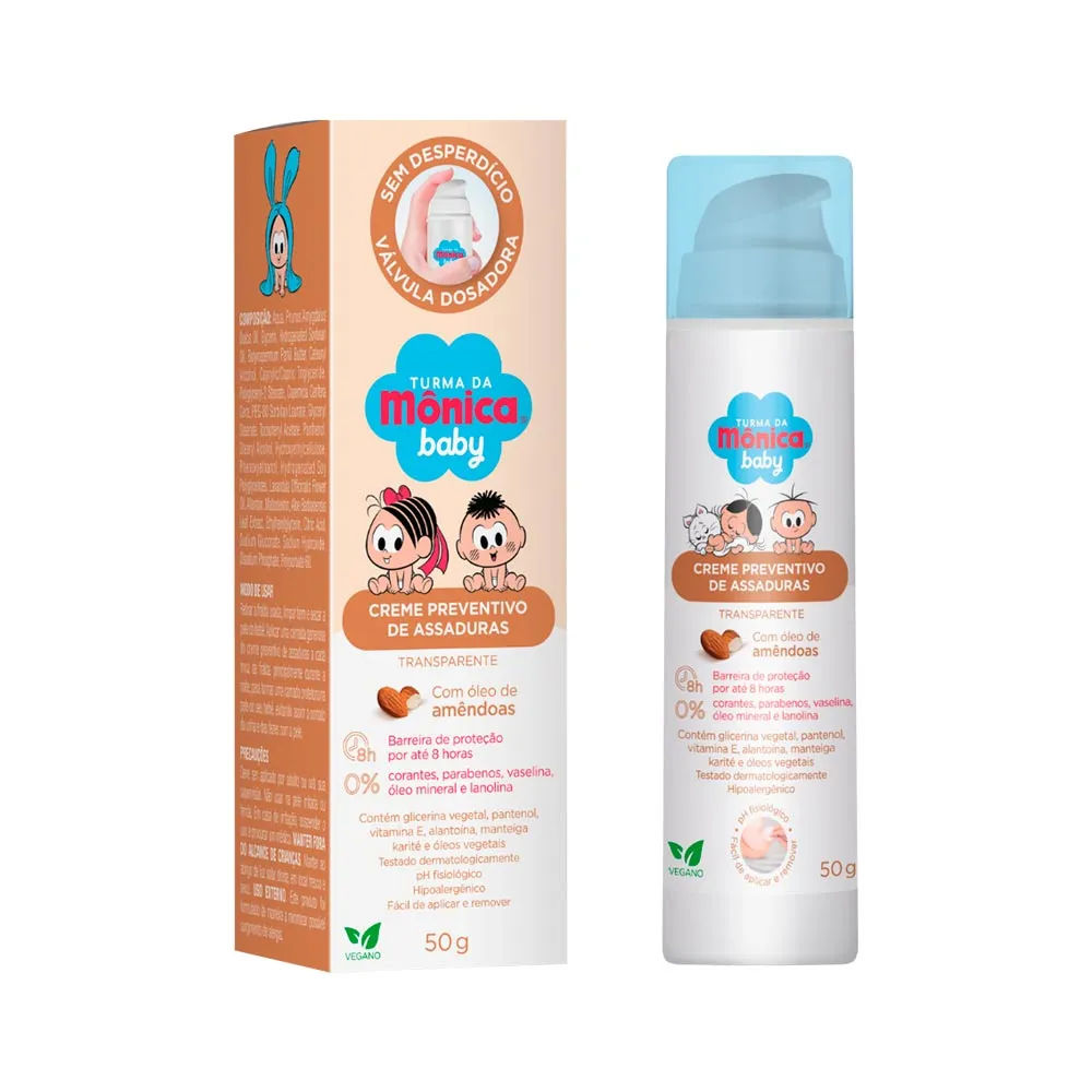 Creme Para Assadura Turma Da Monica Baby 50gr Transparente