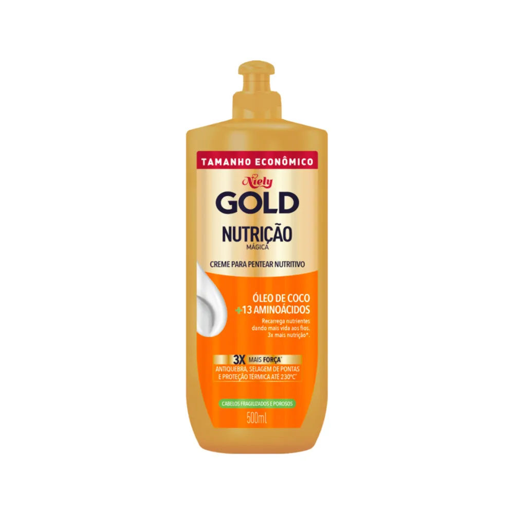Creme para Pentear Niely Gold 500ml Nutrição