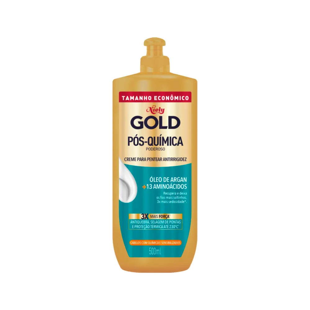 Creme para Pentear Niely Gold 500ml Pós Química