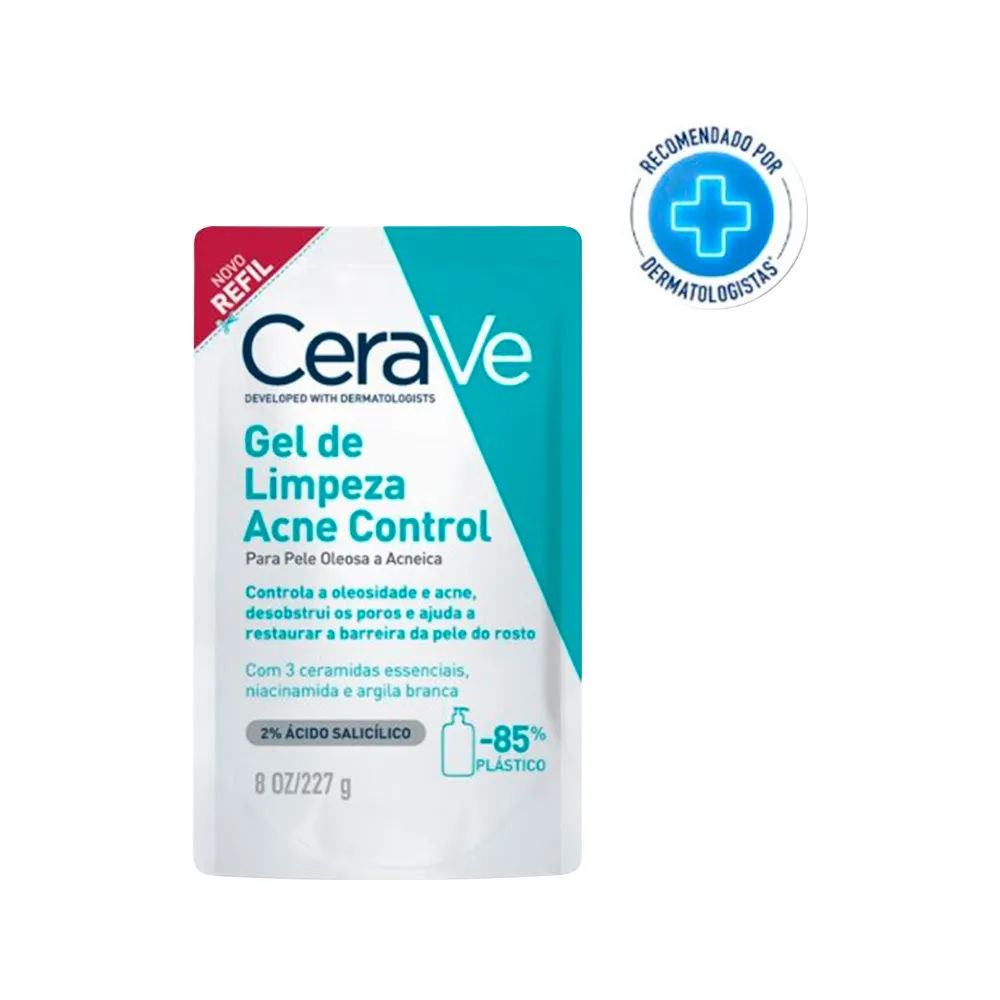 Gel de Limpeza Facial CeraVe Acne Control 227g