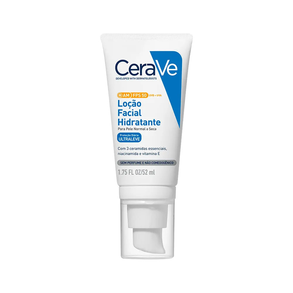 Loção Hidratante Facial CeraVe com Protetor Solar FPS50 52ml
